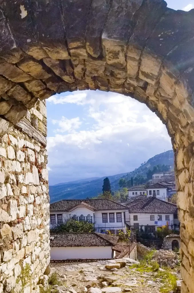 Gjirokastra old city Albania UNESCO