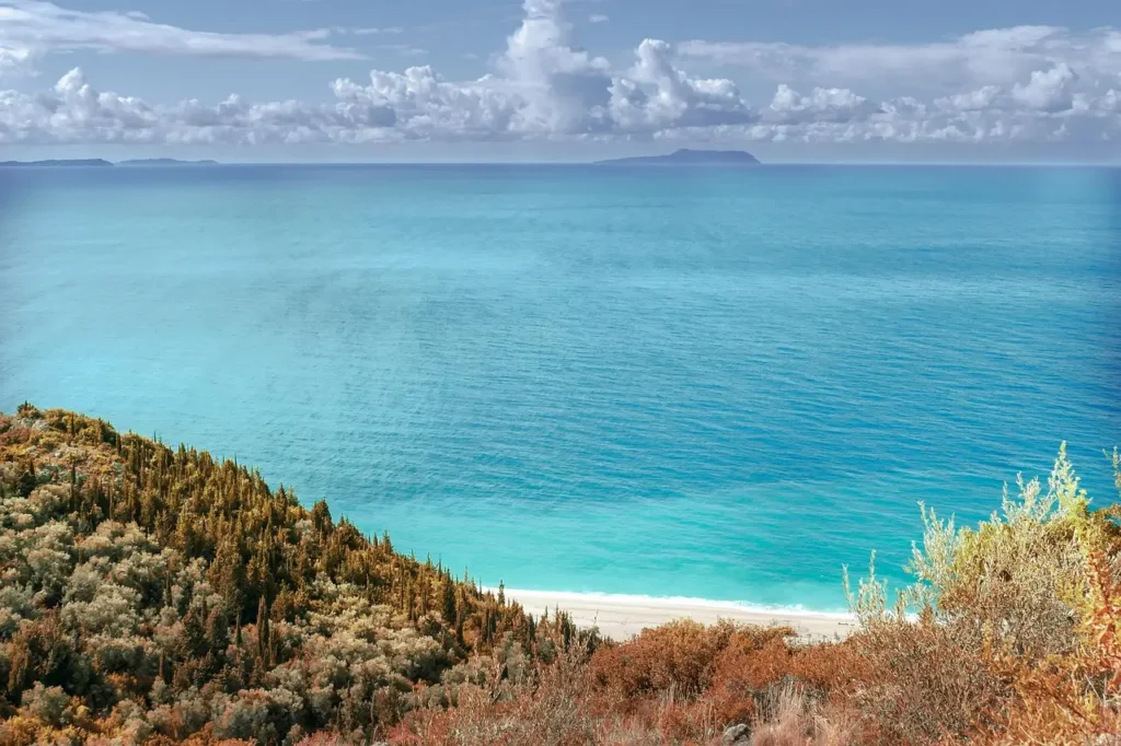 Albania Riviera blue water beach summer